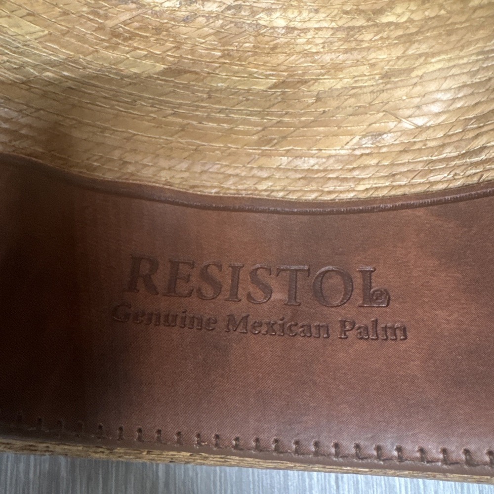Jason Aldean by Resistol Amarillo Sky Cowboy Hat 7 3/8 Western Rodeo Concert - Picture 6 of 10